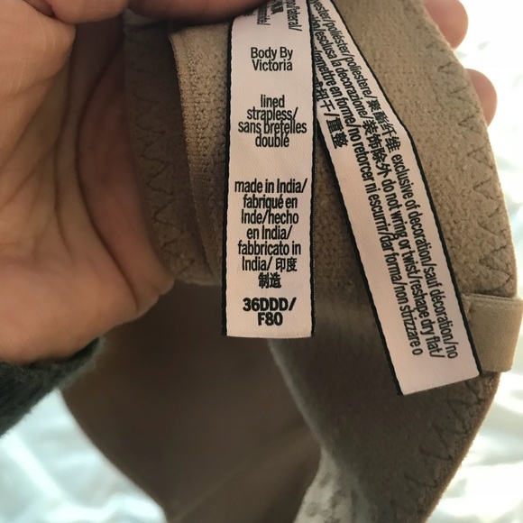 Lined, Strapless, Body by Victoria bra. - Picture 3 of 4